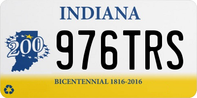 IN license plate 976TRS