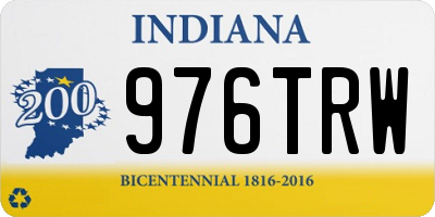 IN license plate 976TRW