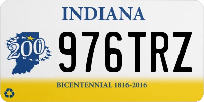 IN license plate 976TRZ