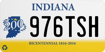 IN license plate 976TSH