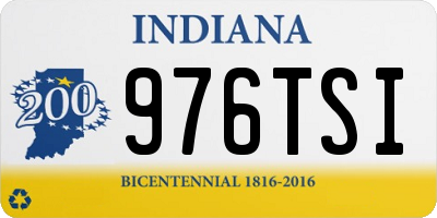 IN license plate 976TSI