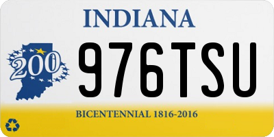 IN license plate 976TSU