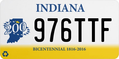 IN license plate 976TTF