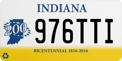 IN license plate 976TTI