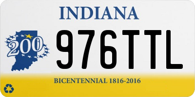 IN license plate 976TTL