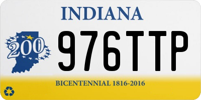 IN license plate 976TTP