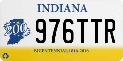 IN license plate 976TTR