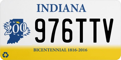 IN license plate 976TTV