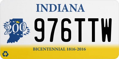 IN license plate 976TTW