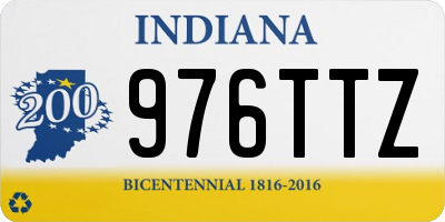 IN license plate 976TTZ