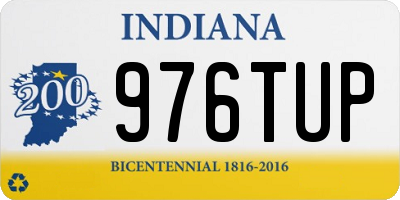 IN license plate 976TUP