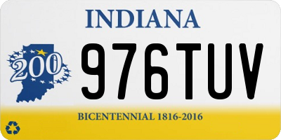 IN license plate 976TUV