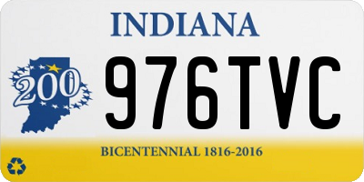 IN license plate 976TVC