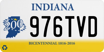 IN license plate 976TVD