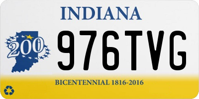 IN license plate 976TVG