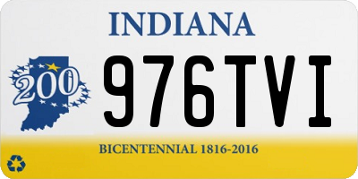 IN license plate 976TVI