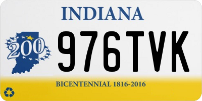 IN license plate 976TVK
