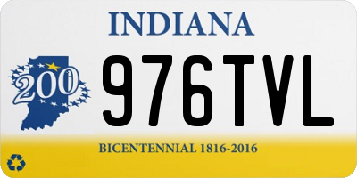 IN license plate 976TVL