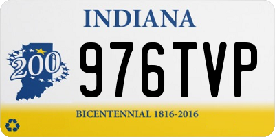 IN license plate 976TVP