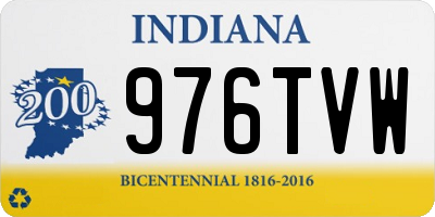 IN license plate 976TVW