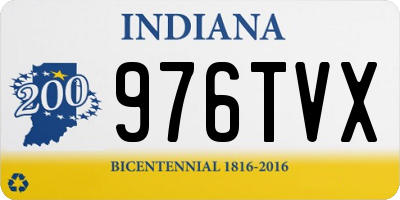 IN license plate 976TVX