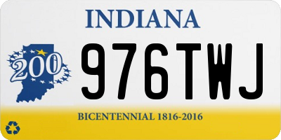 IN license plate 976TWJ