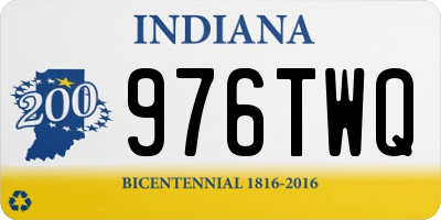 IN license plate 976TWQ