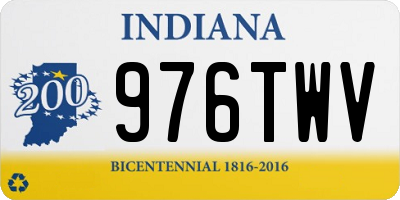 IN license plate 976TWV
