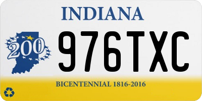 IN license plate 976TXC