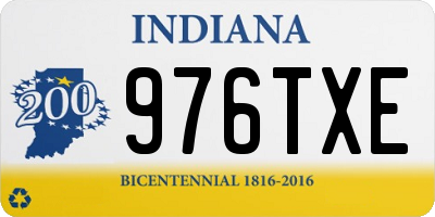 IN license plate 976TXE
