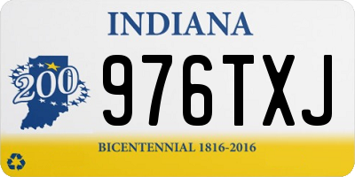 IN license plate 976TXJ