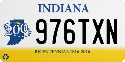 IN license plate 976TXN