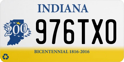 IN license plate 976TXO