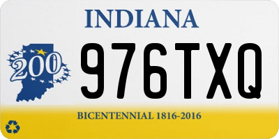 IN license plate 976TXQ