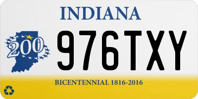 IN license plate 976TXY