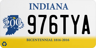 IN license plate 976TYA