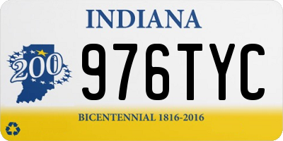 IN license plate 976TYC