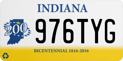 IN license plate 976TYG