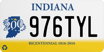 IN license plate 976TYL