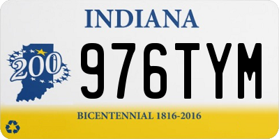 IN license plate 976TYM