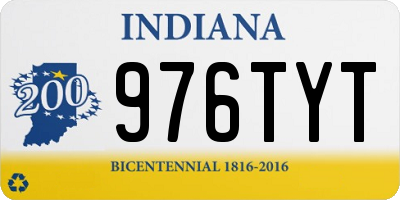 IN license plate 976TYT