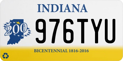 IN license plate 976TYU