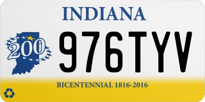 IN license plate 976TYV