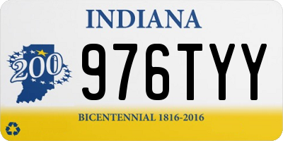 IN license plate 976TYY
