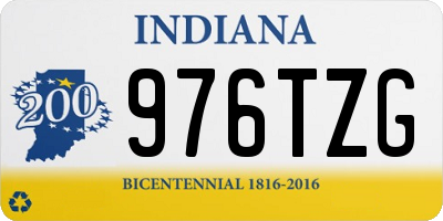IN license plate 976TZG
