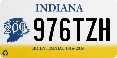 IN license plate 976TZH