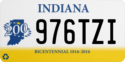 IN license plate 976TZI