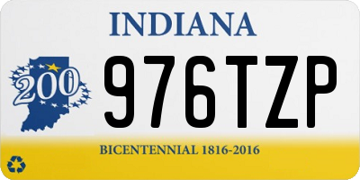 IN license plate 976TZP