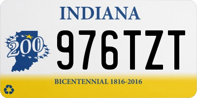 IN license plate 976TZT