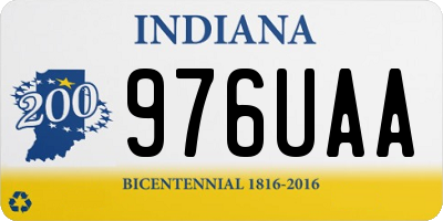 IN license plate 976UAA